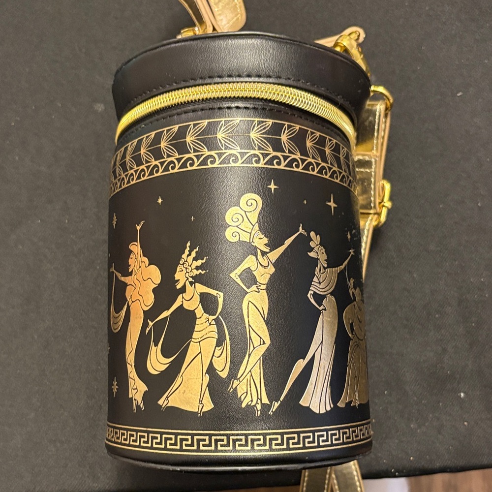 Disney Black and Gold Hera Crossbody Bag